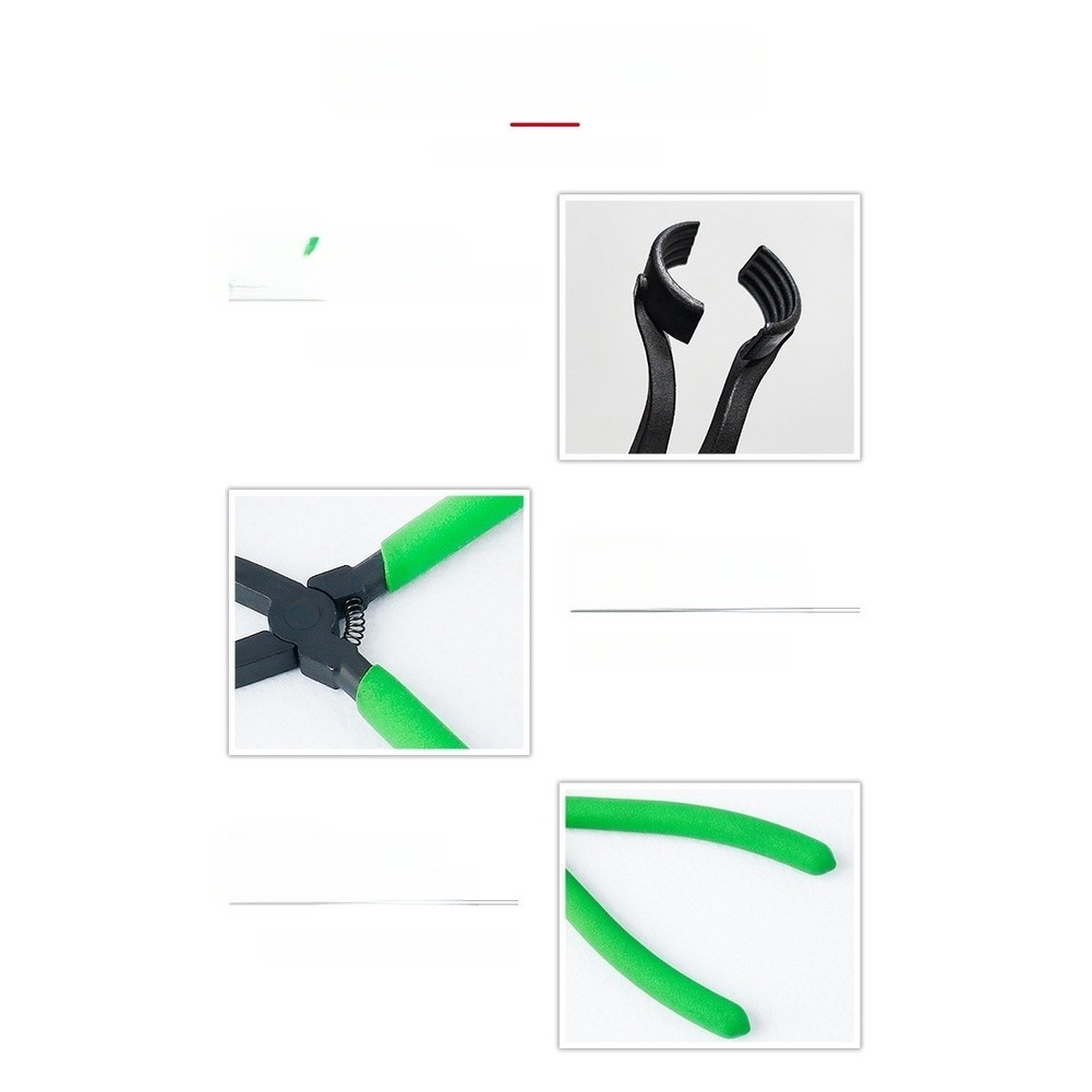 Automotive Spring Clamp Pliers Drum Brake 45# Steel 195mm Plastic Grip