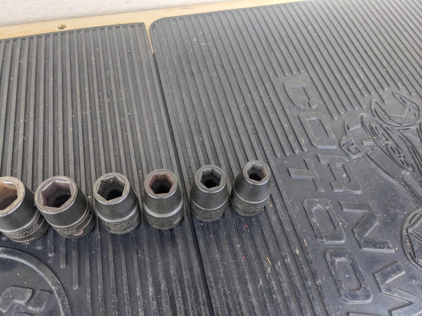 #az084 Snap-On 1/2″ Drive 6-Point Metric 10mm 24mm Shallow Impact Socket Set IMM