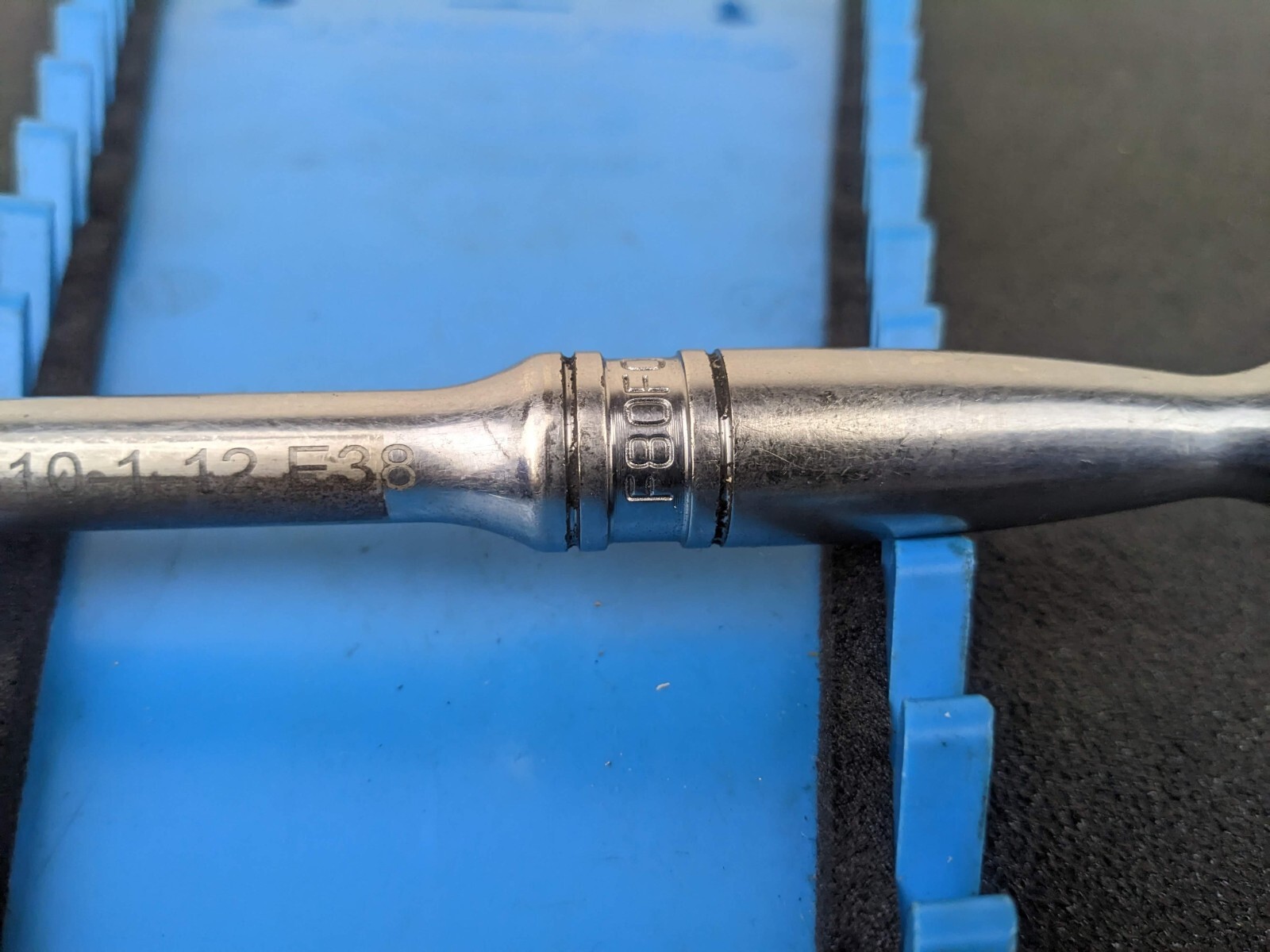 #bk288 Snap-on Tools Socket Ratchet 3/8″ Drive F80FOD F80 FOD Chrome 7″ USA