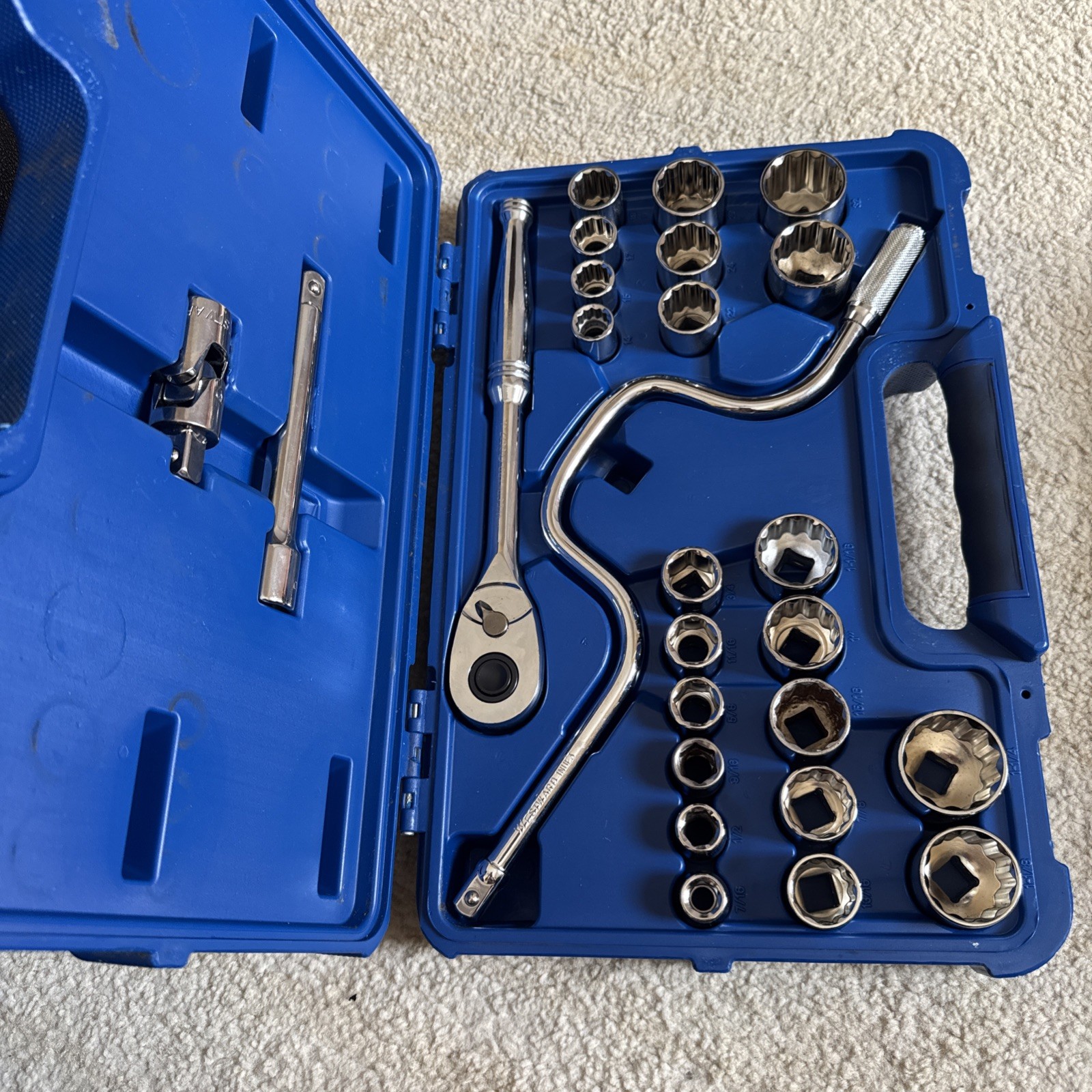 Westward Complete ½ inch socket set and drive 26 Piece