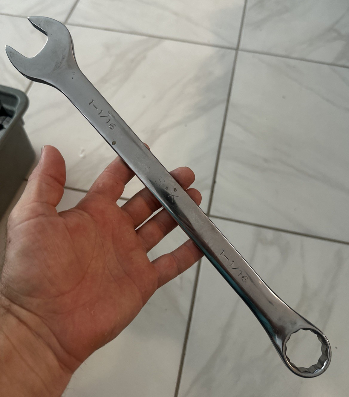 SK USA 88234 1-1/16″ 12pt Chrome Combination Wrench Mechanics Tool Industrial
