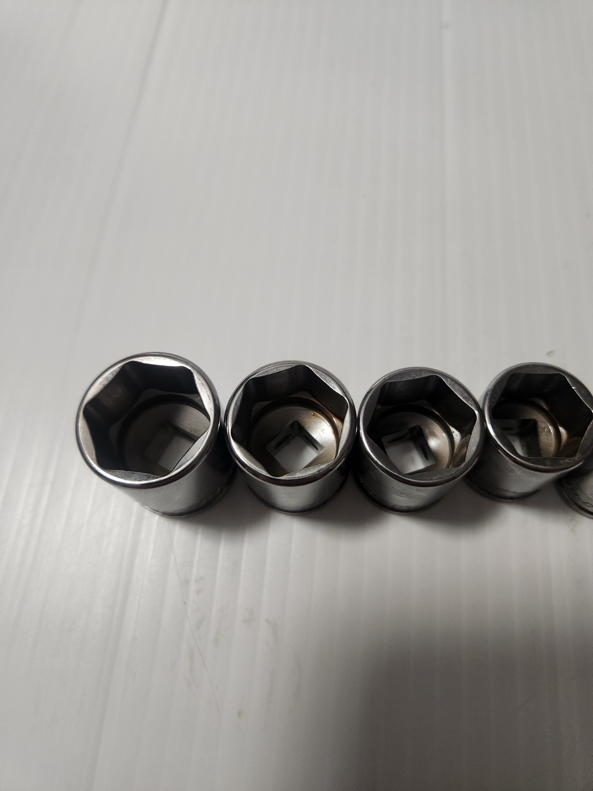 Snap-on 11pc 3/8 SAE Drive Shallow Flank Drive Socket Set 211FSY New