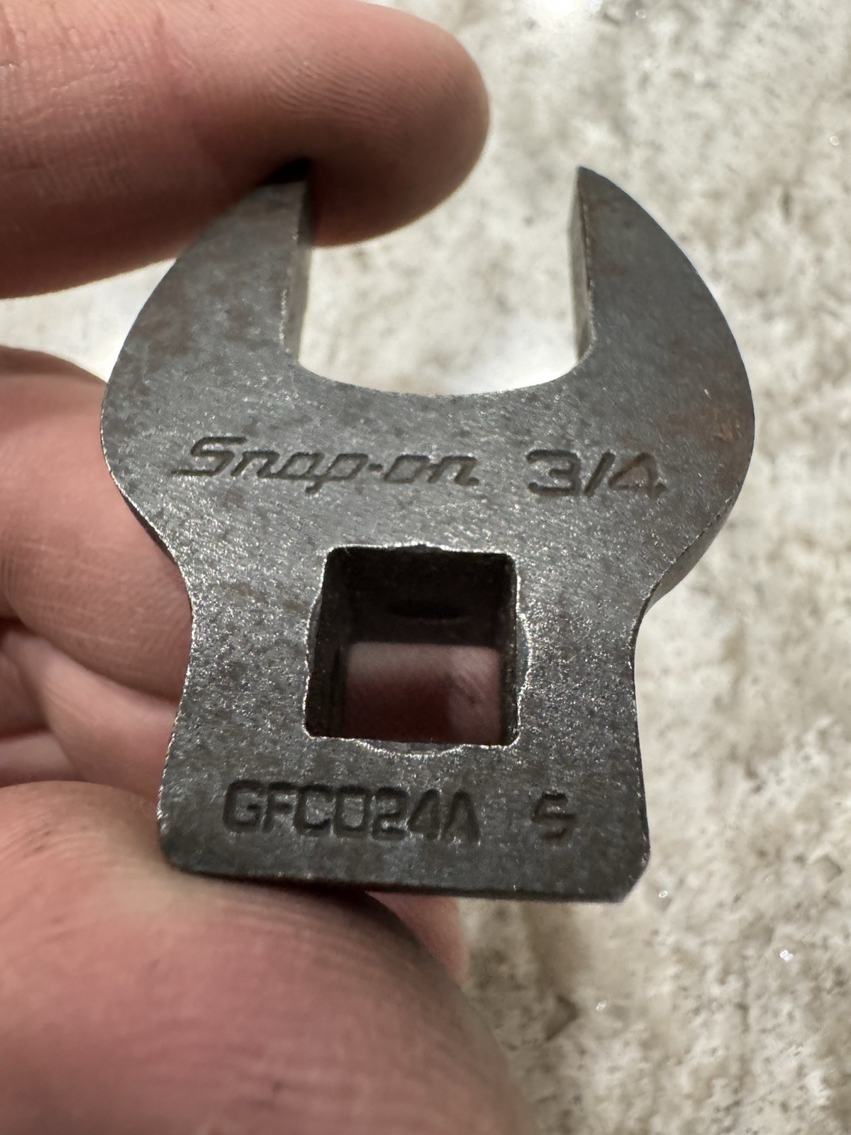 Snap-On GFCO24A 3/8” Drive Open End Crowfoot Wrench 3/4” FREE SHIPPING