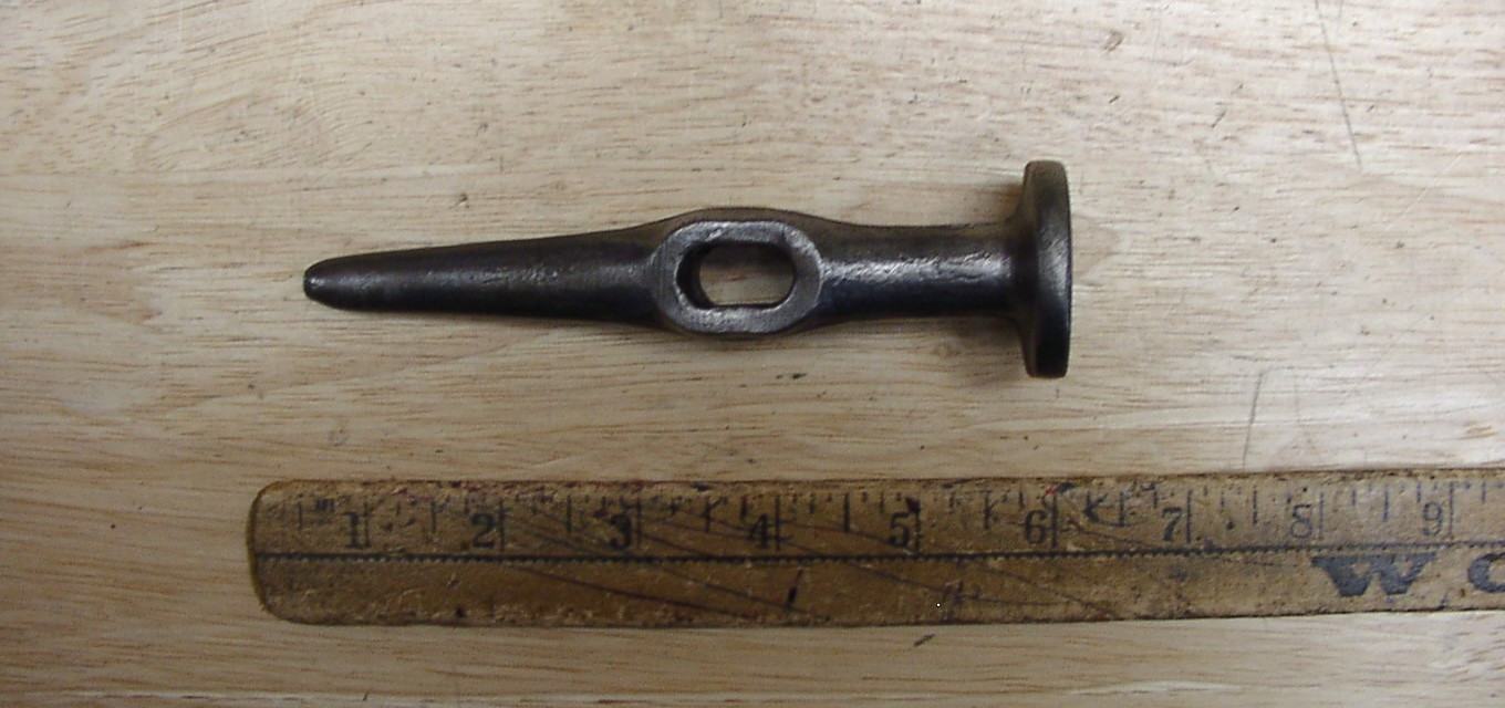Vintage Unbranded 9.5oz. Auto Body Dinging Hammer Head,5-7/16″,1-7/16″ Face,VGC