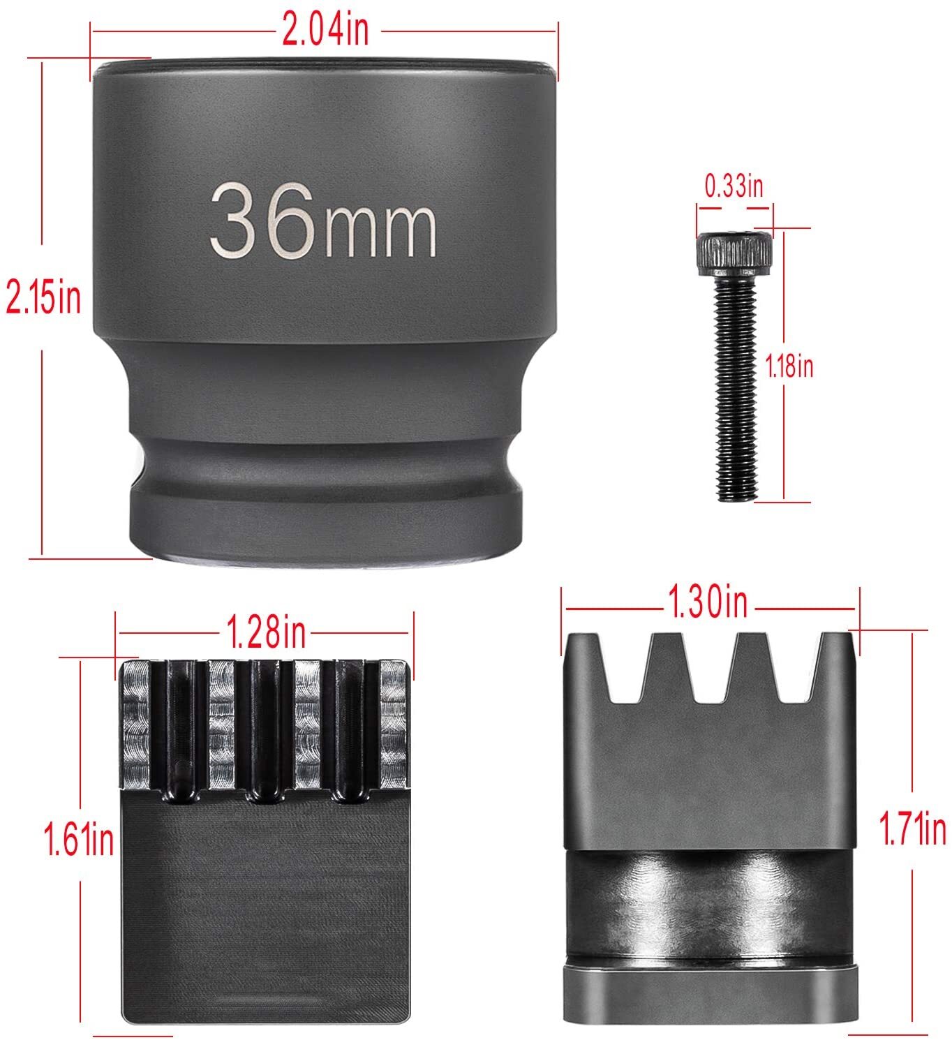 22100 Flywheel Locking Tool Socket Holder Bolt AM-J-44643 S A B for 6.6L Duramax