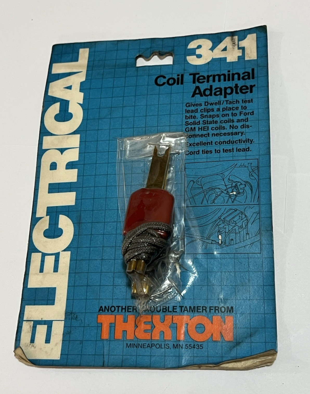 Thexton 341 Coil Terminal Adapter NOS GM HEI Ford Solid State Coils