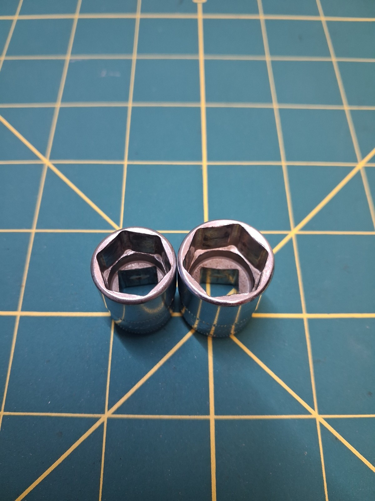 Snap-On Tools 3/8″ Dr. 14mm & 16MM 6 Point Shallow CHROME SOCKET FSM141 FSM161
