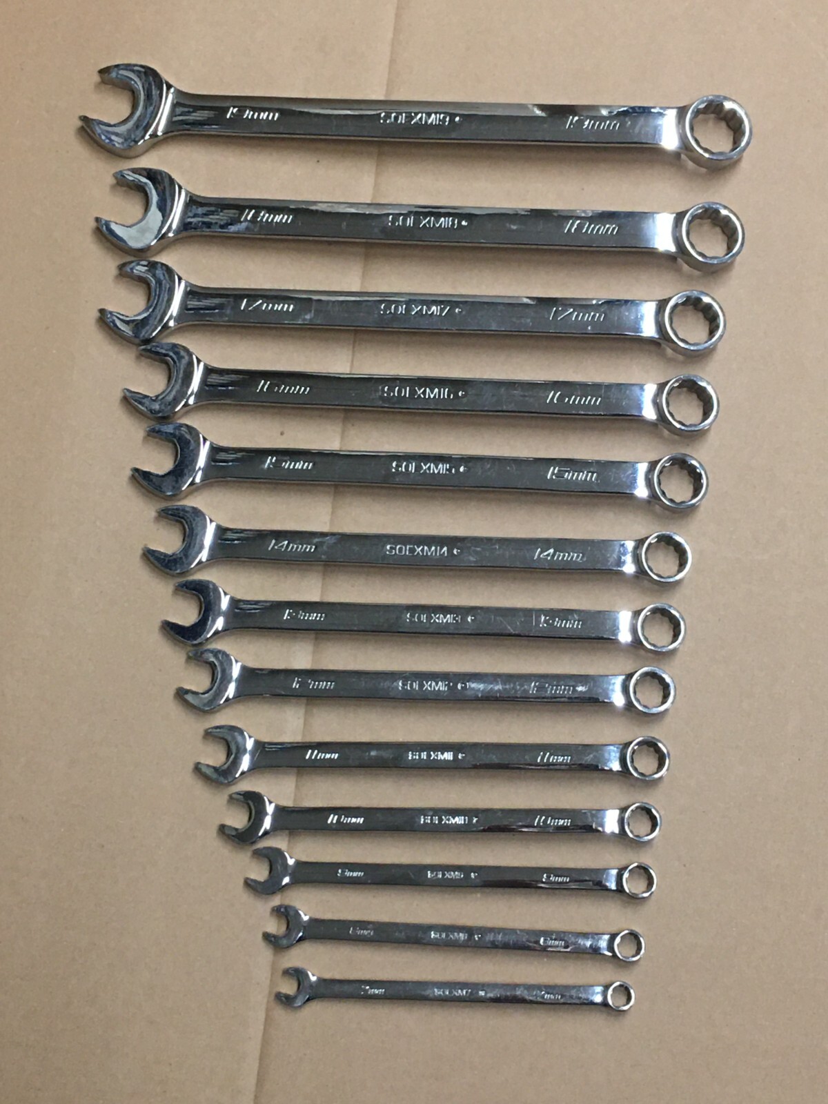 Snap On 13pc Metric Wrench Set – 7mm-19mm – Flank Drive Plus – Slightly Used