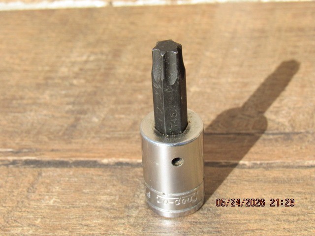 SNAP ON 3/8″ DRIVE FTX45A T45 T-45 TORX BIT DRIVER REMOVER SOCKET UNDERLINE T 45