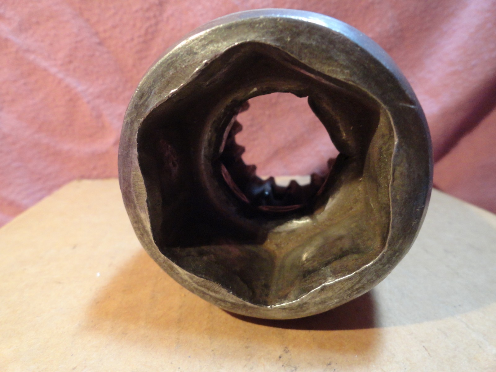 SNAP-ON SPLINE DRIVE IMPACT SOCKET 1-1/2″ USED 6PT IMS-487 FAST SHIP