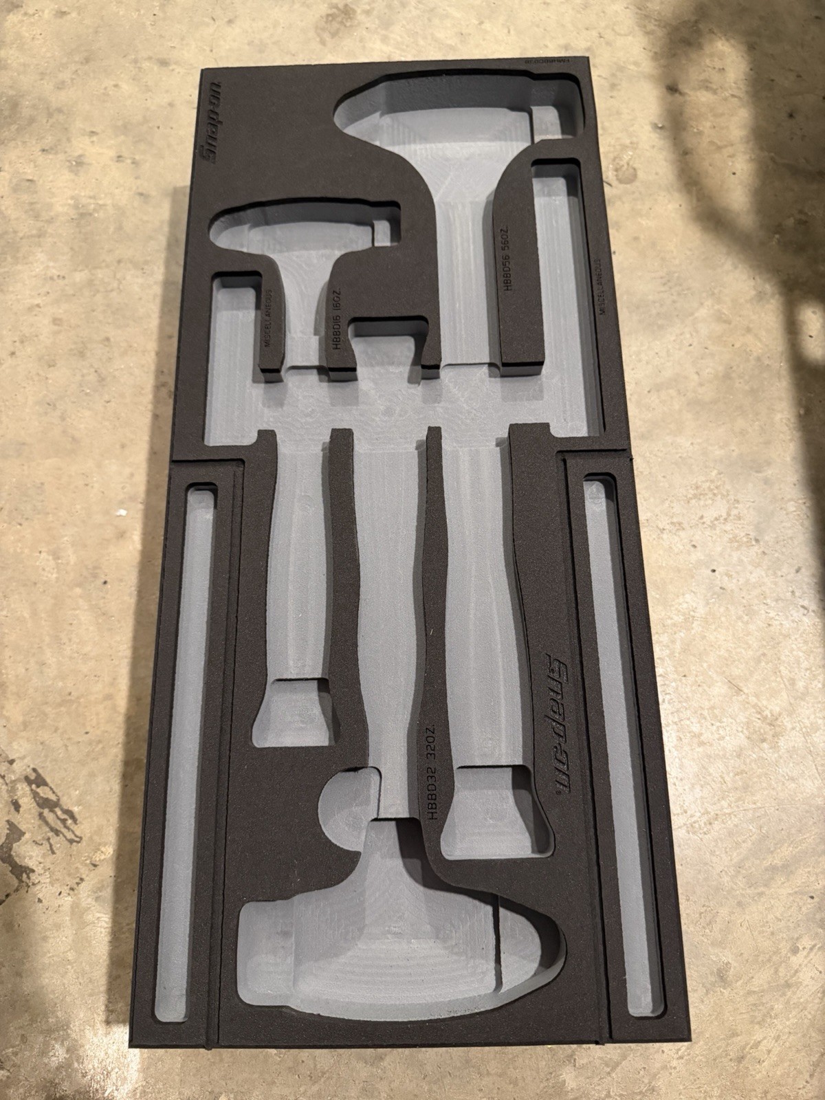 Snap On HBBD301DTF FOAM! For 16, 32, 56 Oz Ball Peen Hammers! Foam Only!