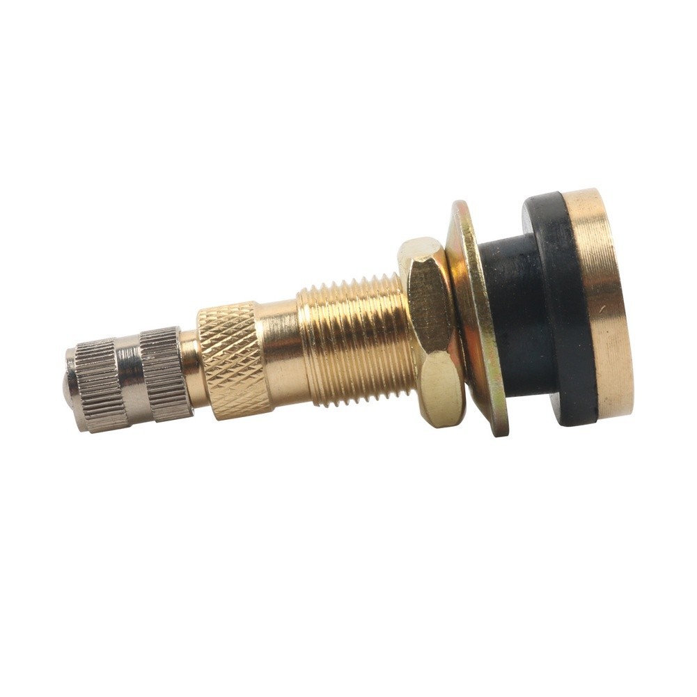 TR618A Brass Valve Stem 10 Pack Fits 15.8mm Hole for Grader and Excavator