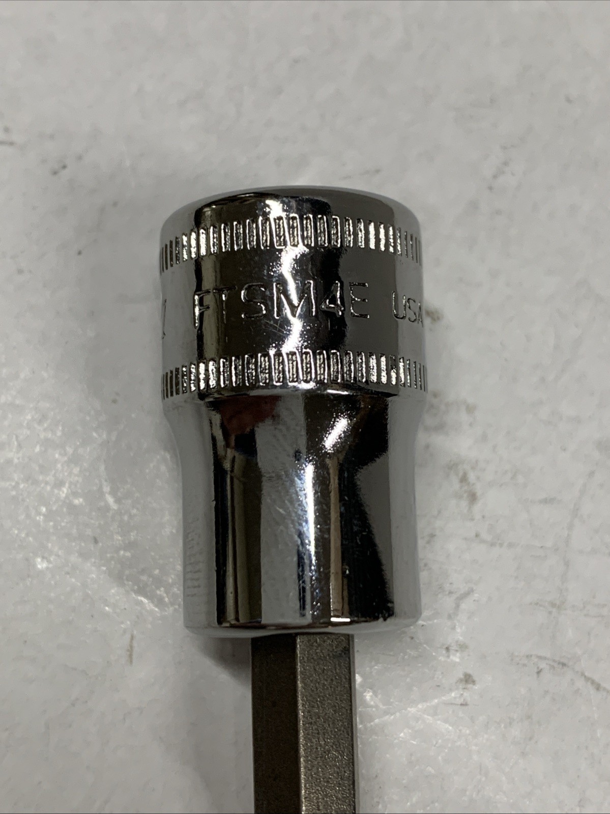 Snap On Tools USA FTSM4E 3/8”dr 4mm Standard Triple Square Bit Socket NEW