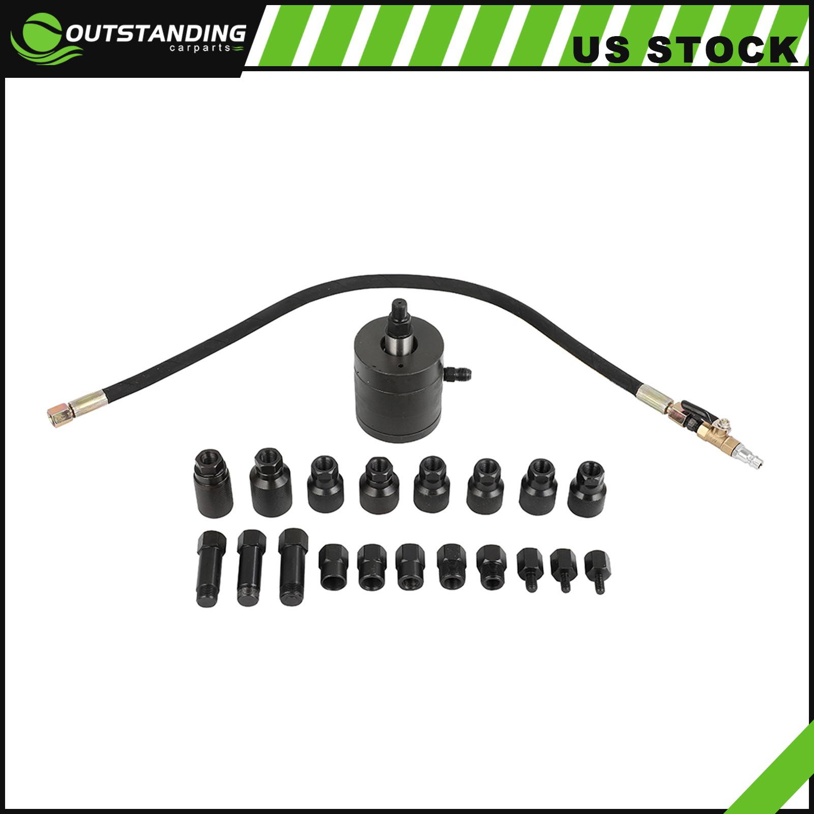 21PCS Removal Tool Sets Diesel Fuel Pneumatic Puller Set For Injectors New
