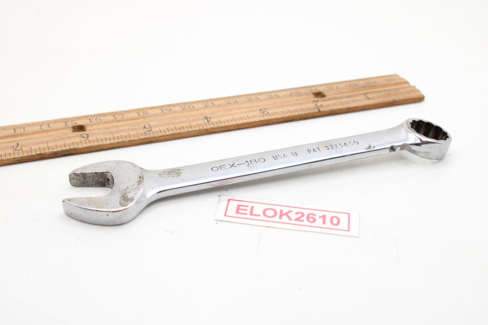 Snap-on Tools OEX-180 9/16″ 12 Point Short Combination Wrench SAE Chrome USA