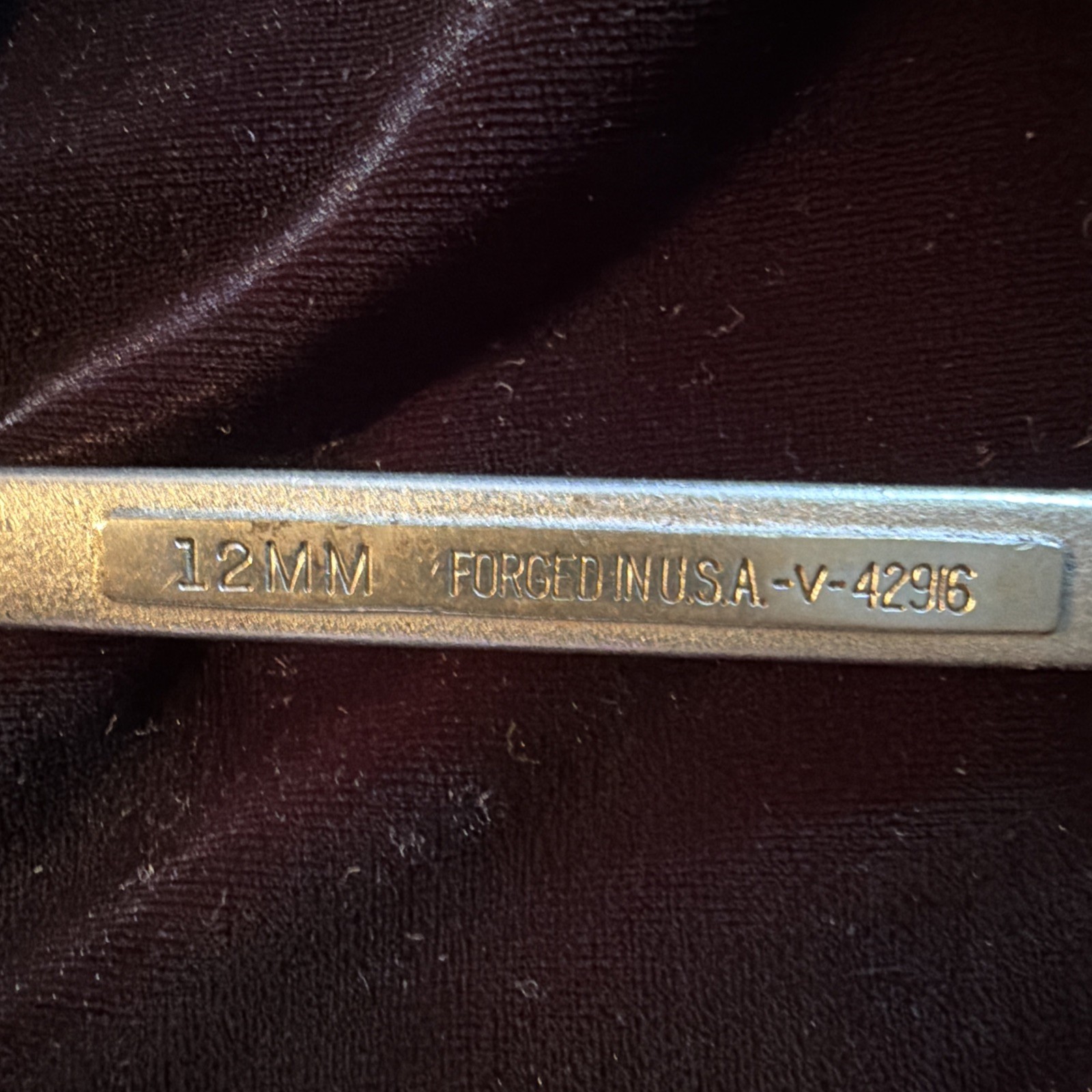 Craftsman 12mm Metric Combination 12 Point Wrench Forged In USA -V- 42916 vtg