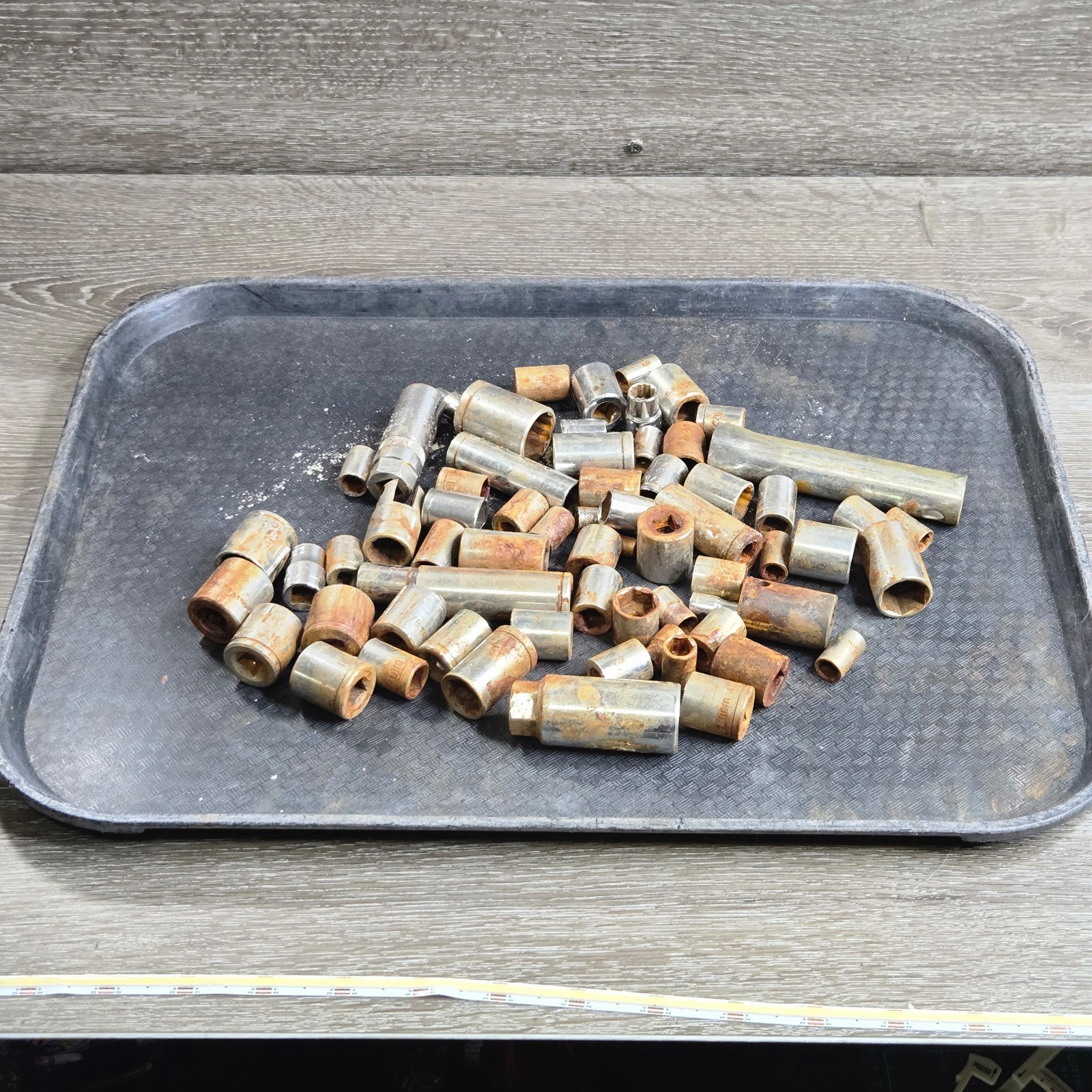 Bulk Socket Lot, 5+ lbs, Assorted Sizes, Taiwan Made, Mixed SAE & Metric Huge