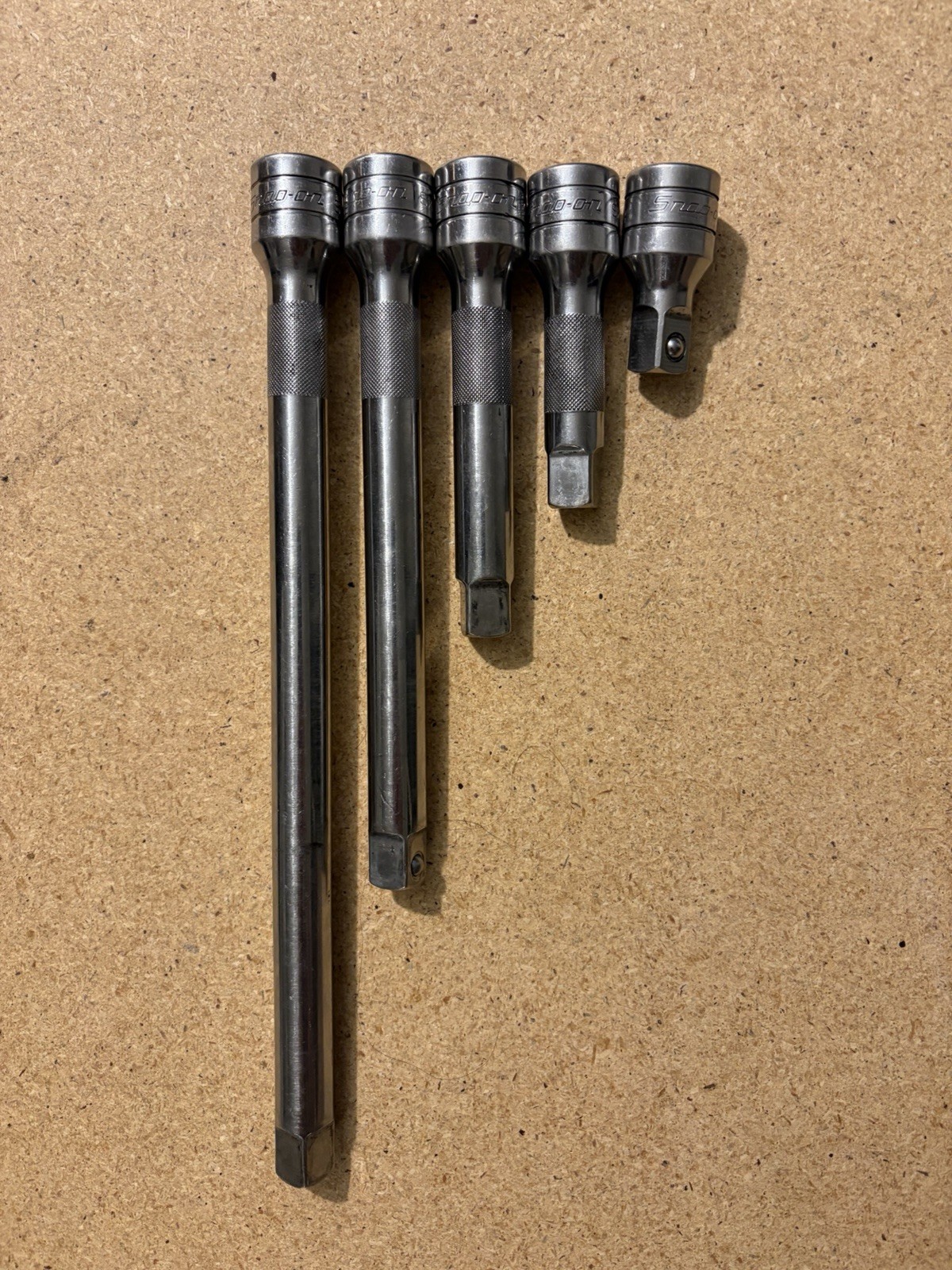 305ASX Snap-On Drive Knurled Chrome Socket Extension Set 5pc, 1/2″