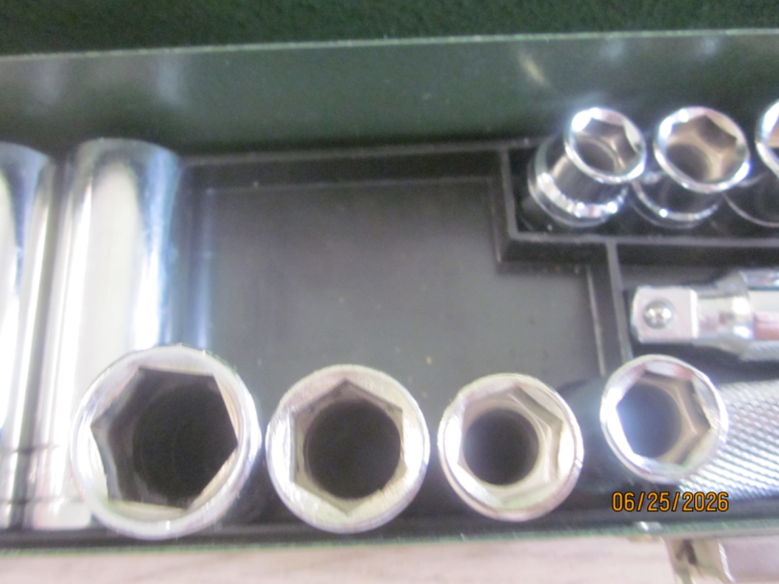 VTG S-K TOOLS VERY NEAR MINT CONDITION SAE 3/8″ DRIVE 21 PIECE SOCKET SET