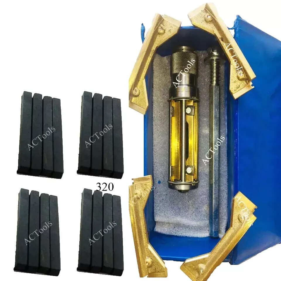 Cylinder Engine Hone Kit – 3-1/2″ to 6-1/2″ + 4 Grit Stones Combo