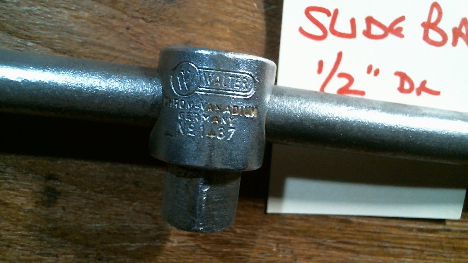 lot U12 Vint » WALTER » Germany 1/2″ Drive Slide T Handle 12″ No. 1437