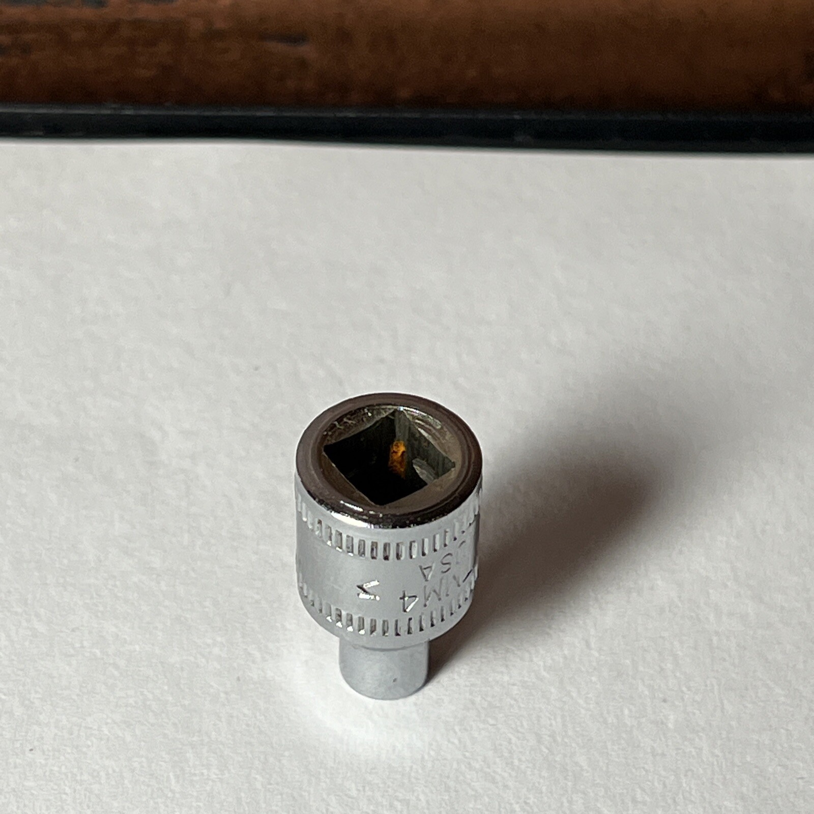 Snap On USA 4mm 6 Point 1/4″ Drive Shallow Socket TMM4 4 MM