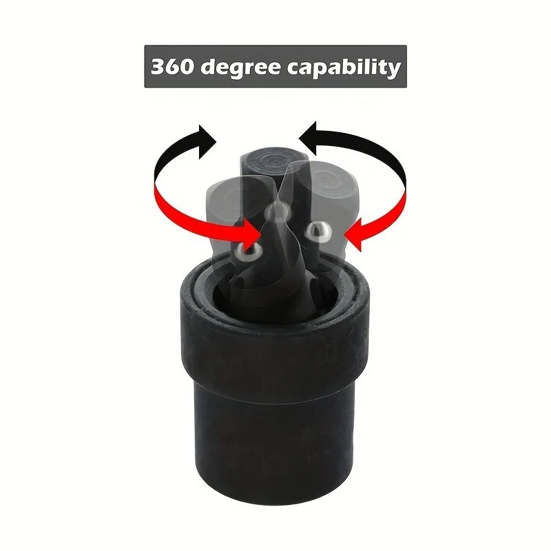 1/2in Impact Universal Joint Socket Adapter 360 Swivel Wobble Extension UJ Tool