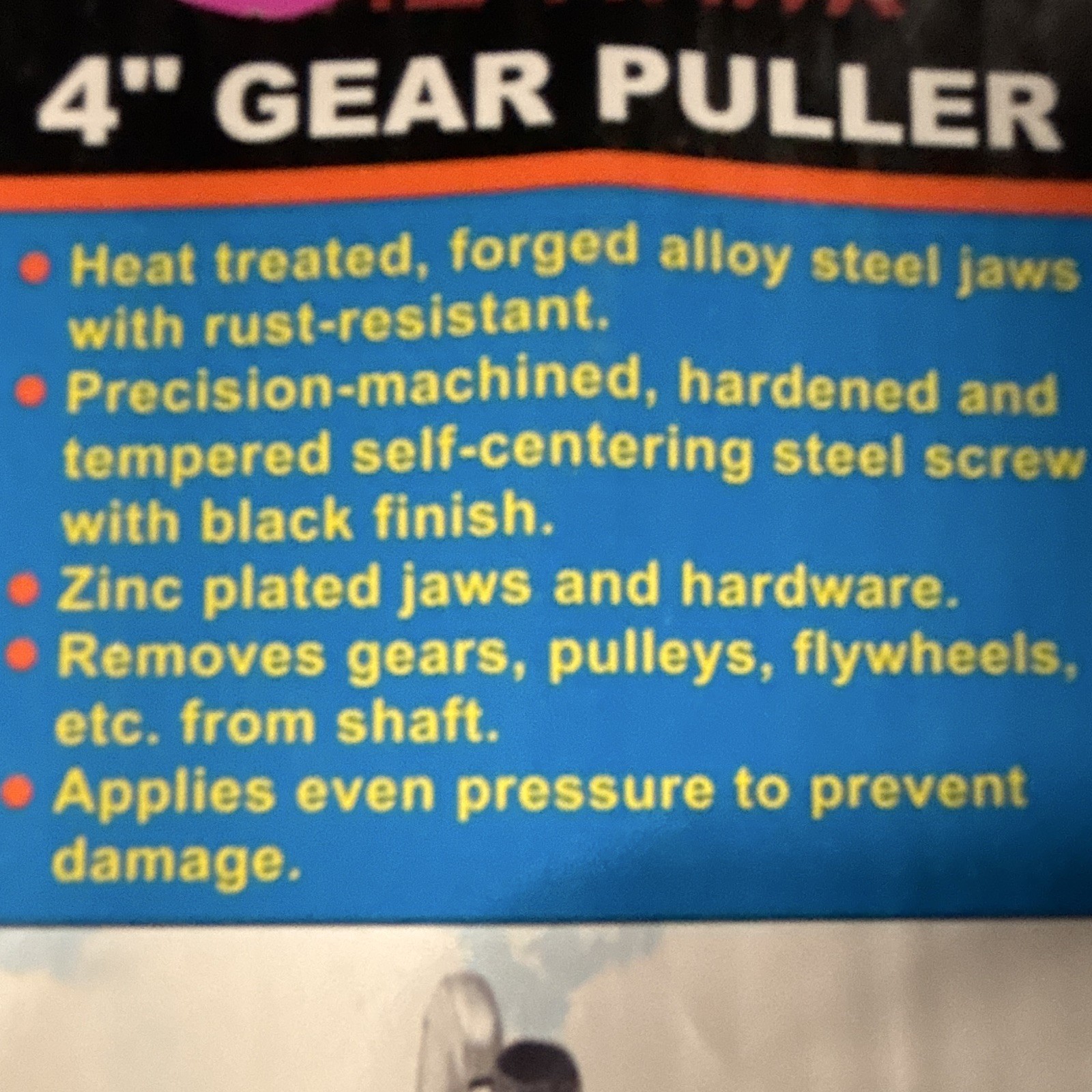 4 Cal- Hawk Gear Puller Model CGP04B 3/8 In.