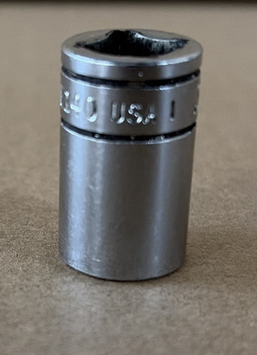 Snap on Tools FLE140 E14 Internal Shallow Socket 3/8″ Drive Chrome USA