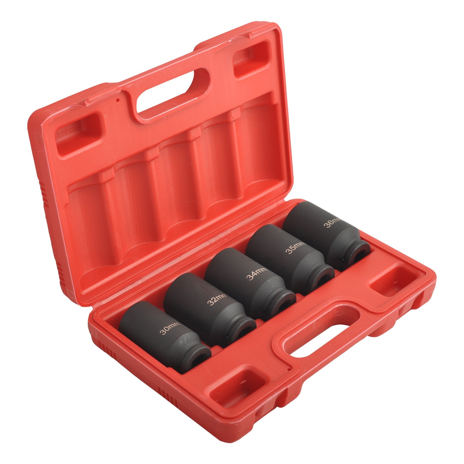 1/2″ Drive 12 Point CR-MO Deep Axle Nut Impact Socket -30mm,32mm,34mm,35mm,36mm