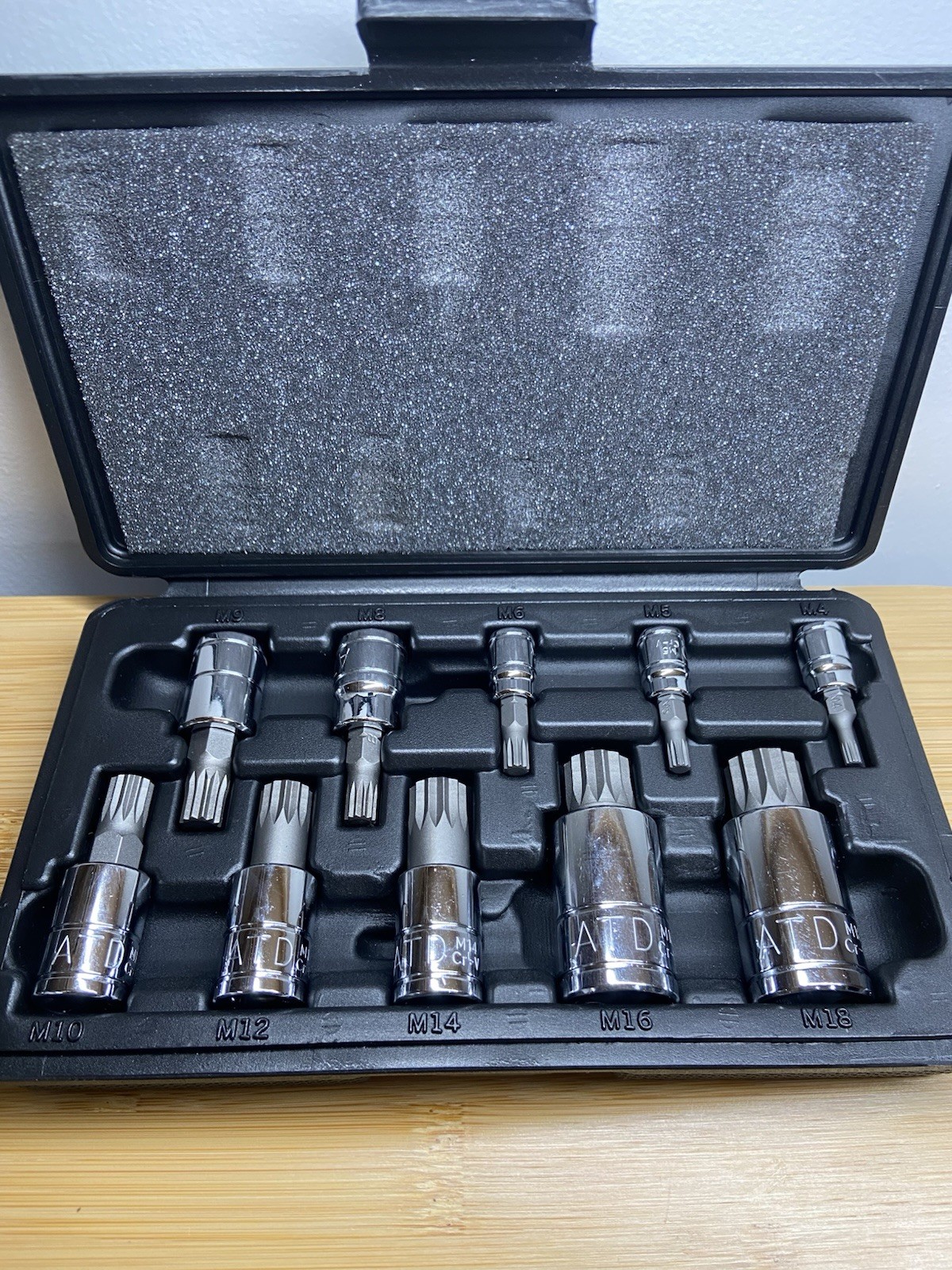 ATD Tools, ATD-13782 – 10 Pc. Triple Square Spline Bit Socket Set