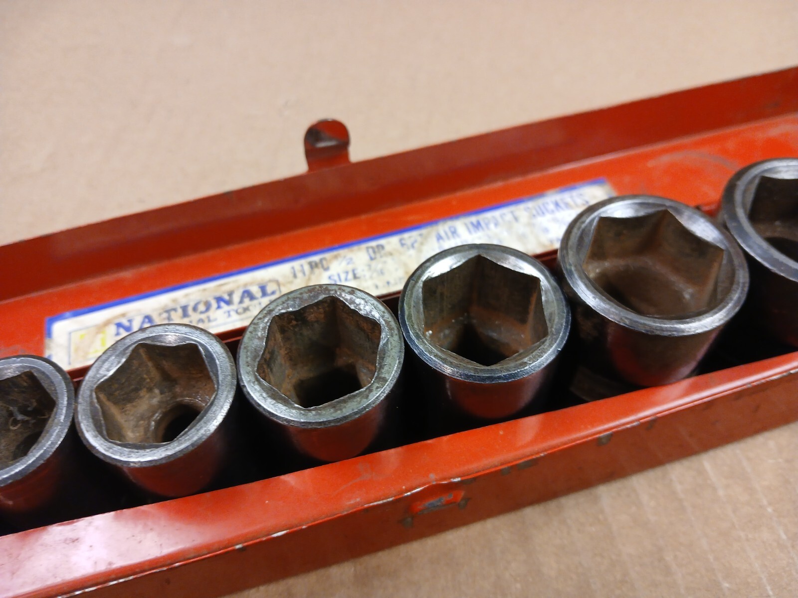 National Industrial Tools 11 Pc 1/2″ Drive 6 Point Impact Socket Set PLEASE READ