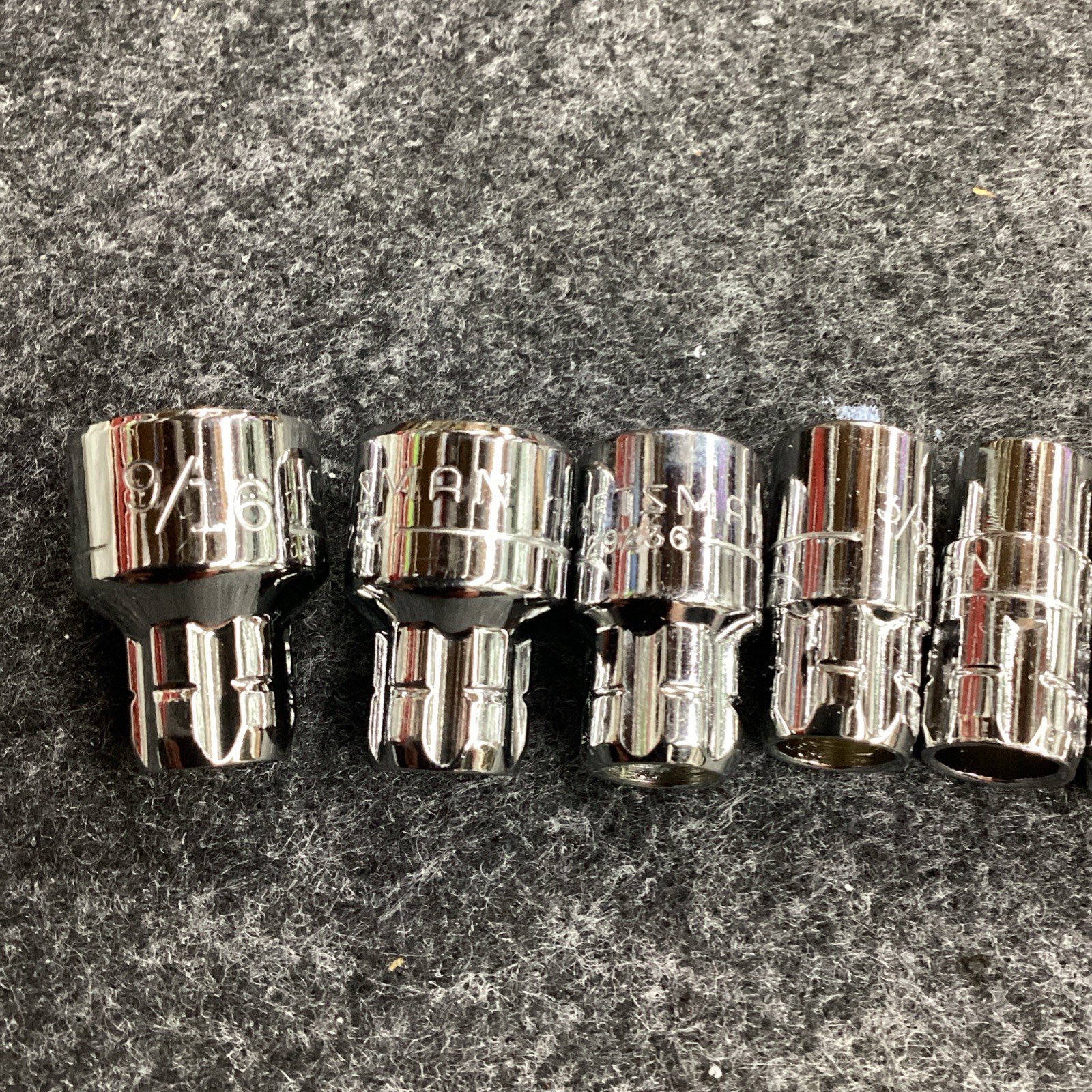 Craftsman 1/4 Inch Drive Max Axess SAE Socket Set 10 Pieces 5/32” – 9/16”