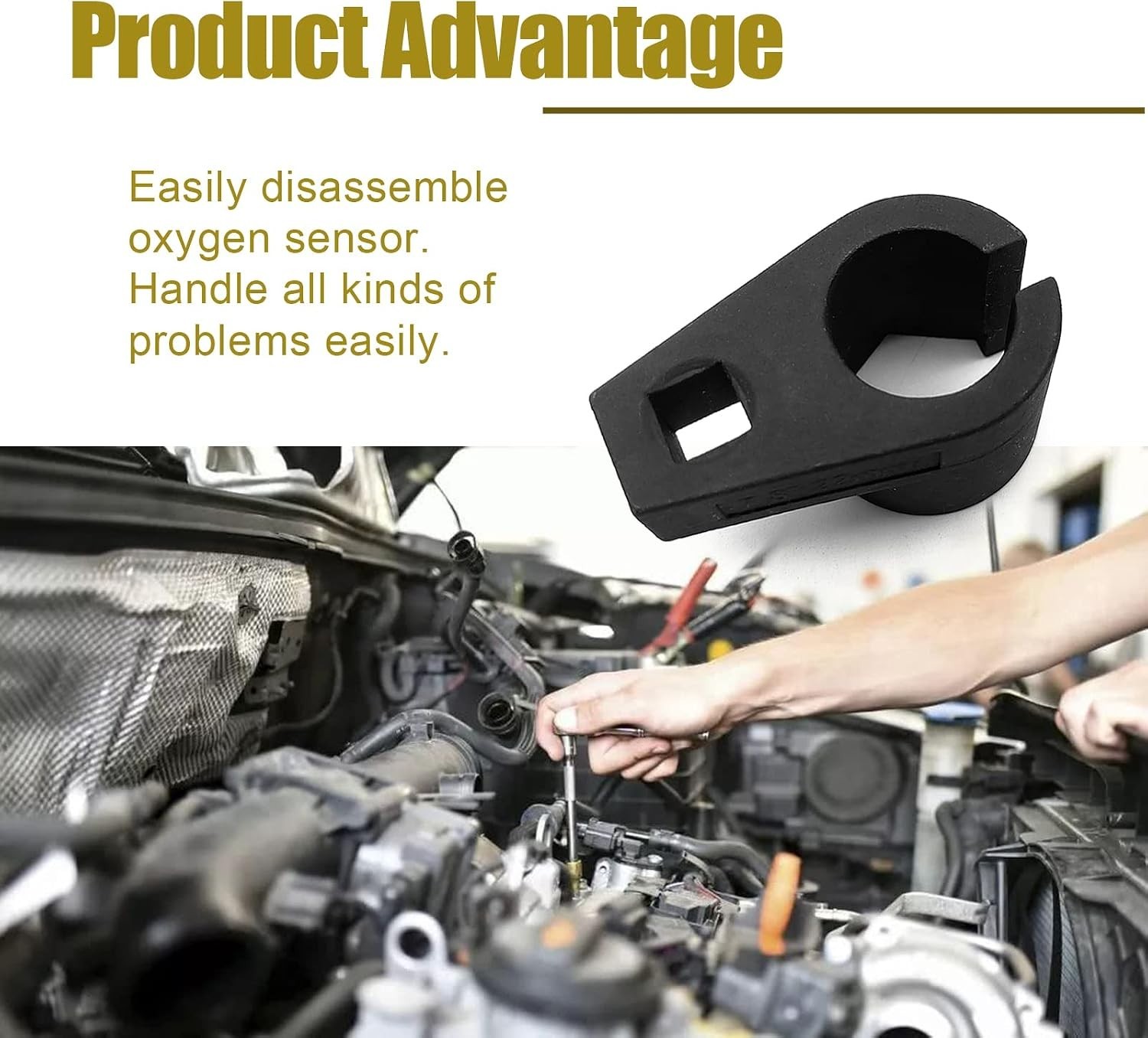 Universal Slotted Oxygen Sensor Socket 7/8″ – Efficient Repairs for Cars