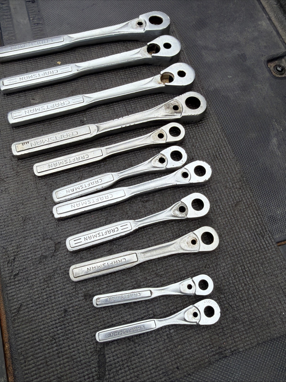 Sears Craftsman 11pc Ratchet Bodies ONLY NO GUTS 1/2,3/8” 1/4 Forgings Warranty