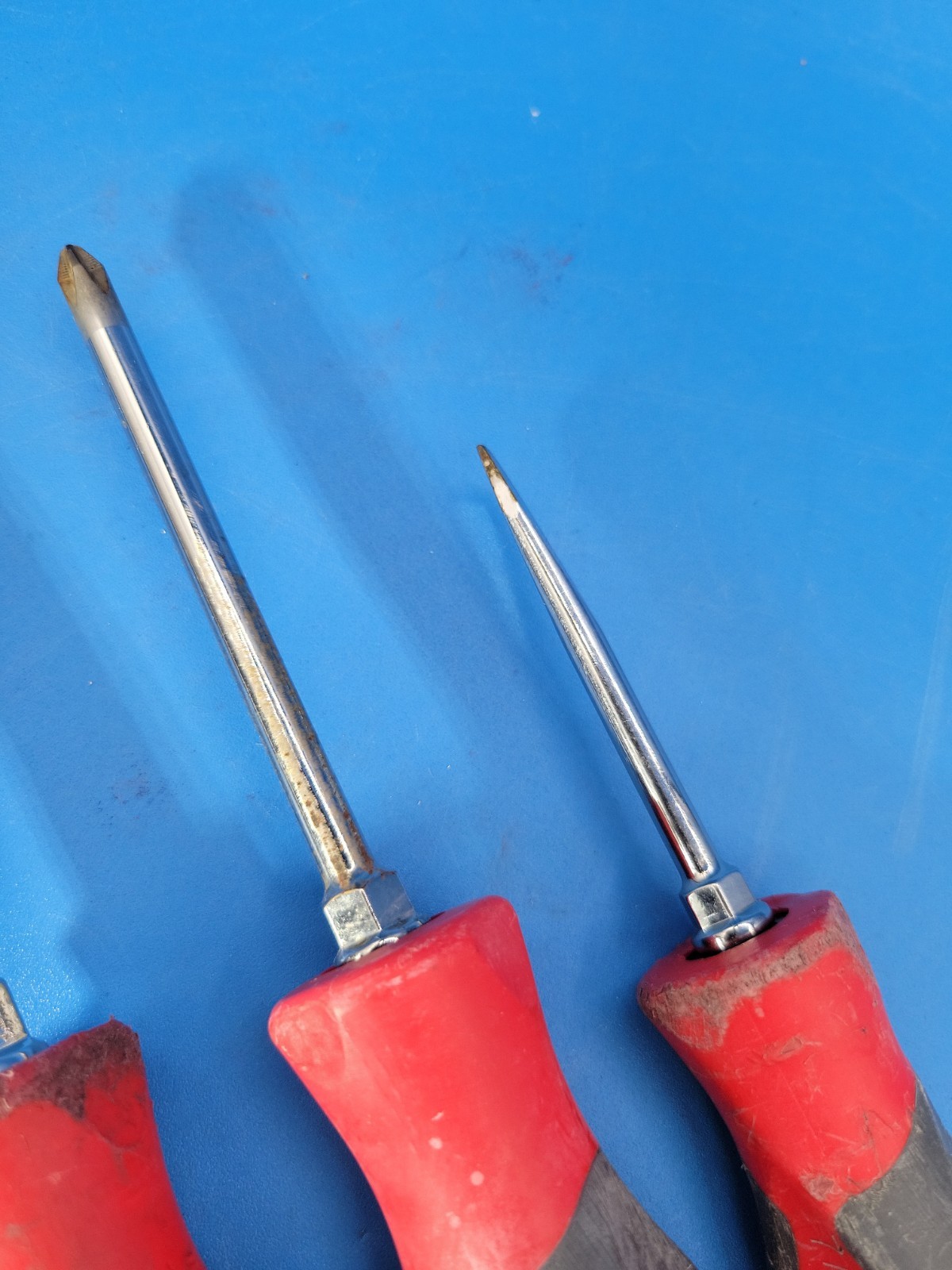 Snap-on Tools Screwdriver Set Phillips & Flat Head SHD Series 3 Pieces USA S-9-8