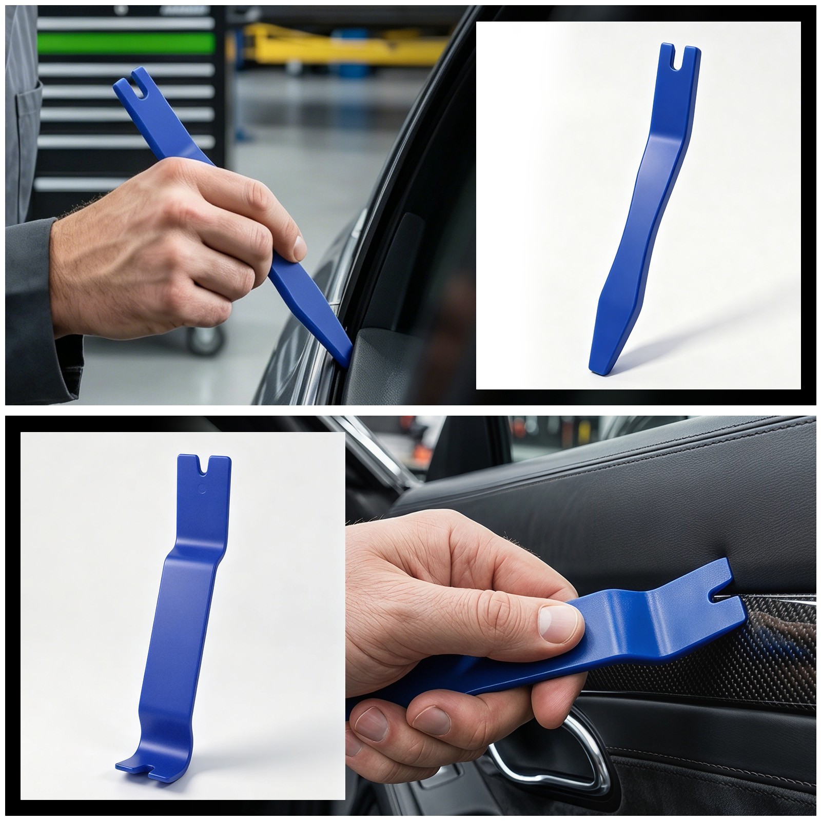 5pcs Car Door Trim Removal Tool Pry Panel Dash Radio Body Clip Installer Kit Set