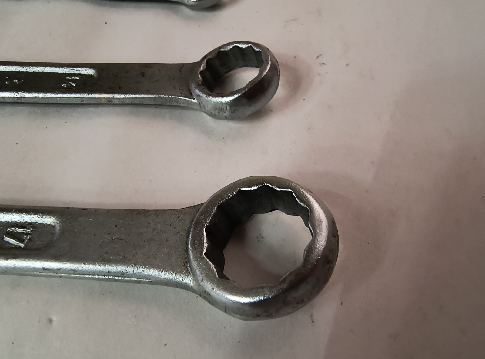 4 Vintage Gedore No. 14 Combination Metric Wrenches 8mm 10mm 14mm 17mm