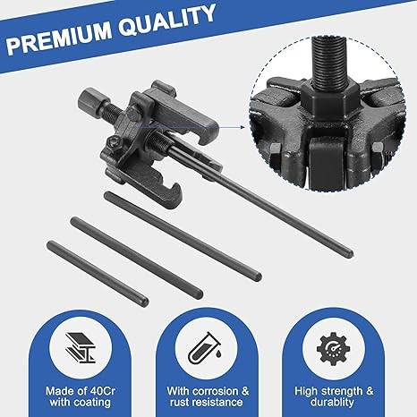 Harmonic Damper Pulley Puller 6-Piece Set for Chrysler GM Mitsubishi Vehicle US