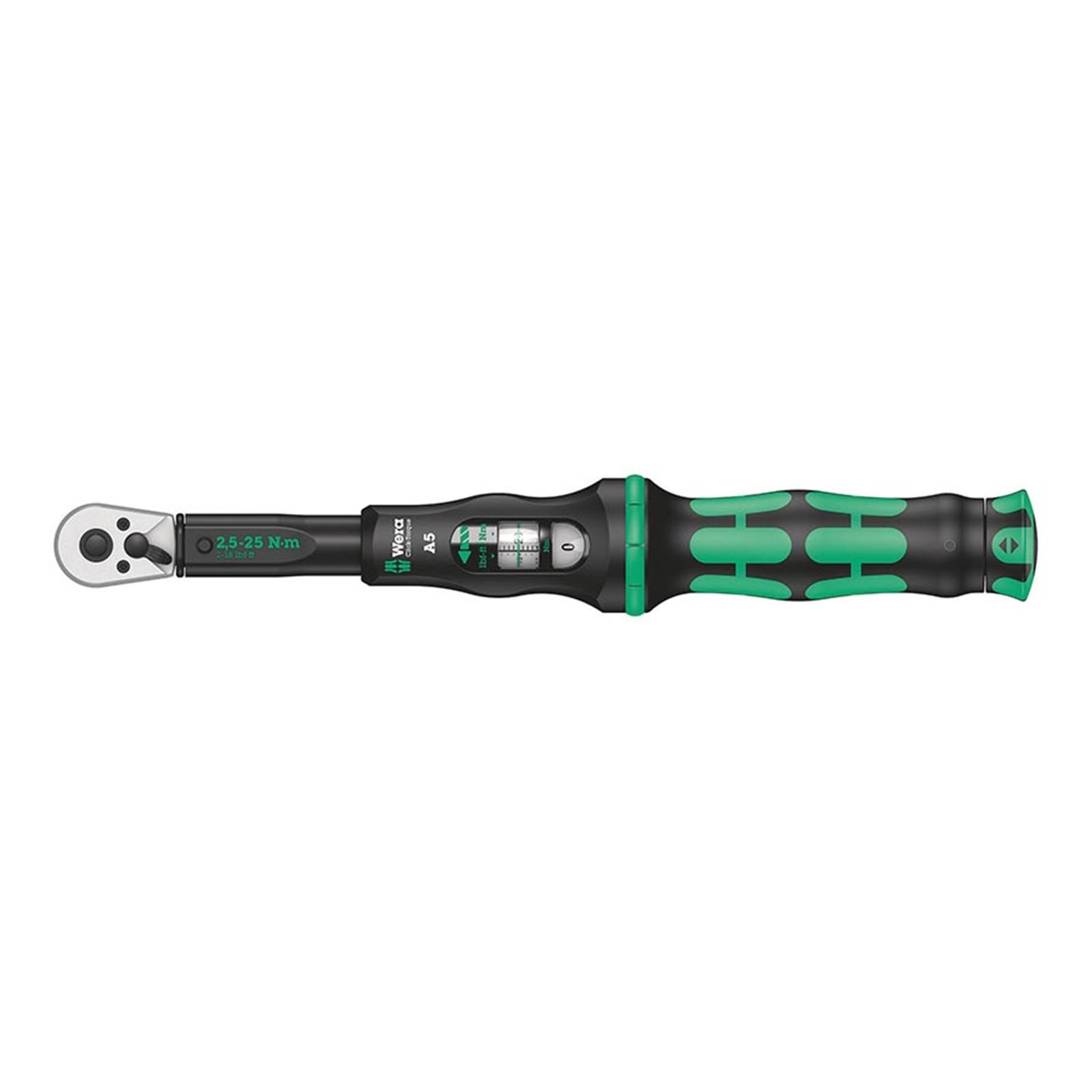Wera Click-Torque Torque Wrench – 2.5-25Nm – 1/4» Drive 05075604001