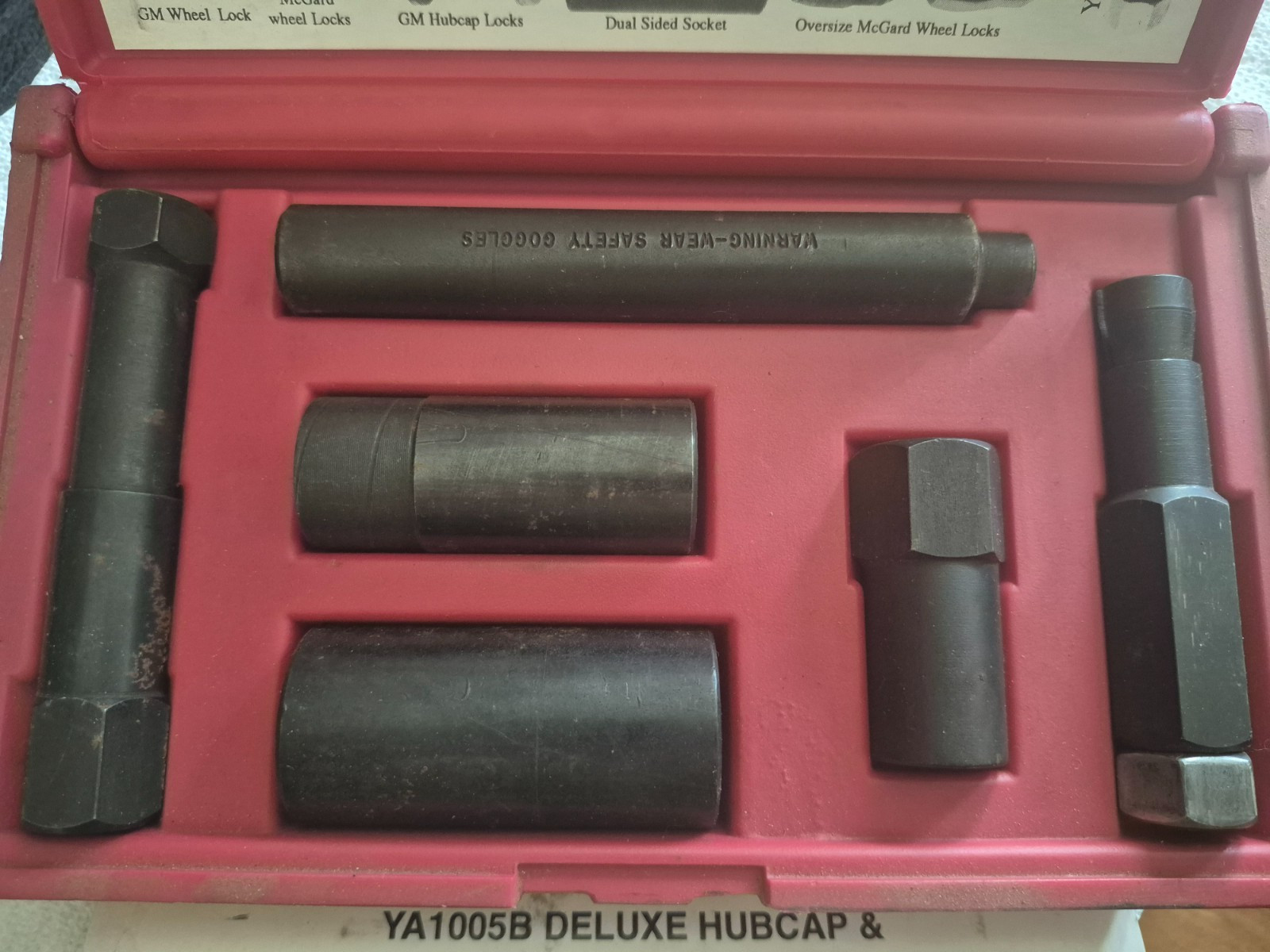 Blue-Point YA1005B Deluxe Hubcap & Wheel Lock Removal Kit – Set