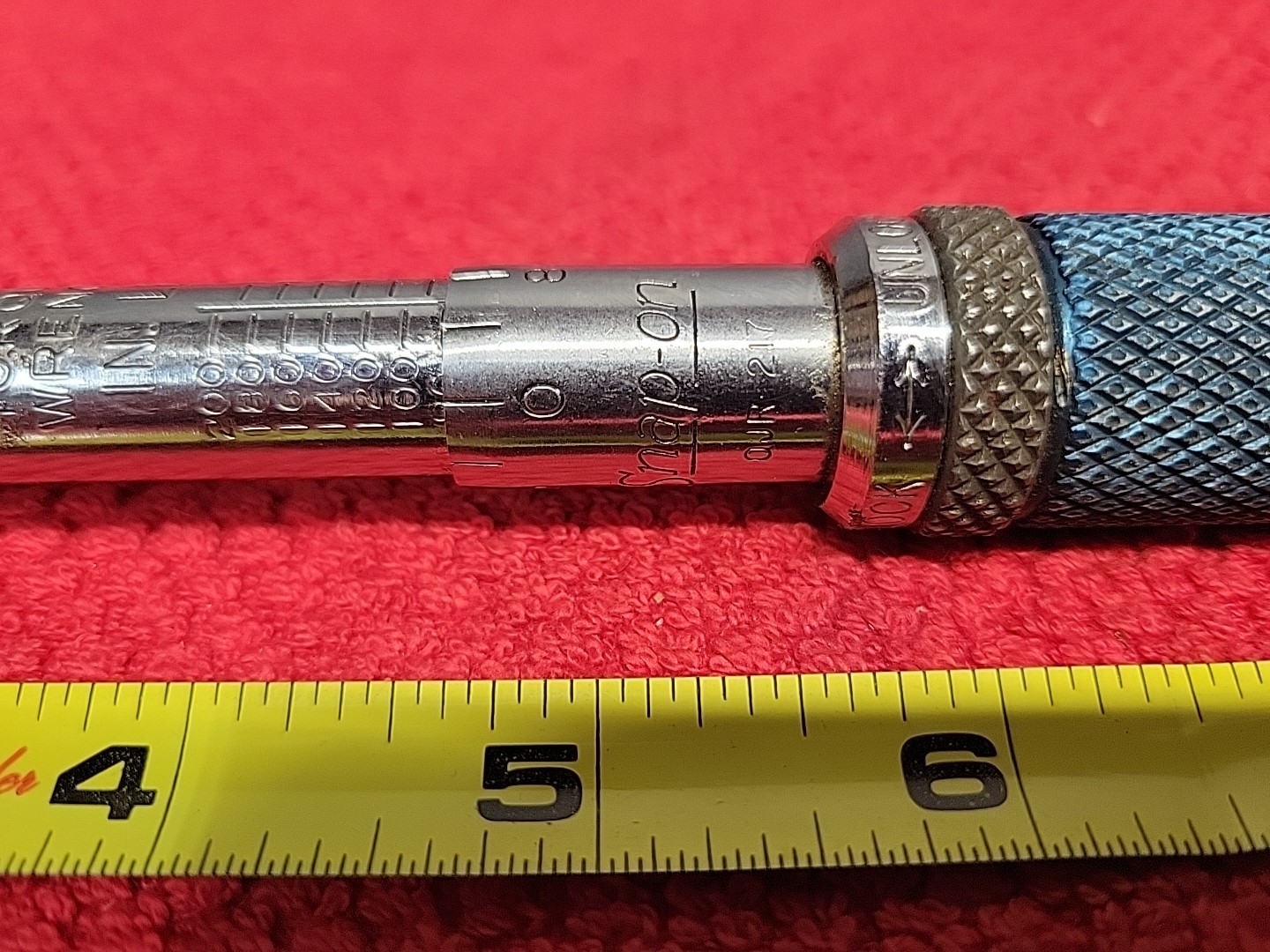 Snap On Tools QJR217 3/8″ Drive Inch/Pounds Torque Wrench
