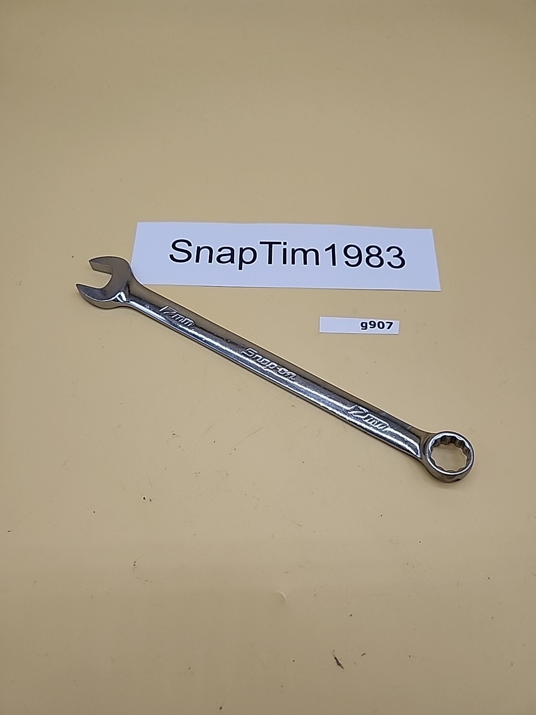 Snap-on Tools OEXM170B 12pt Combination Wrench 17MM USA