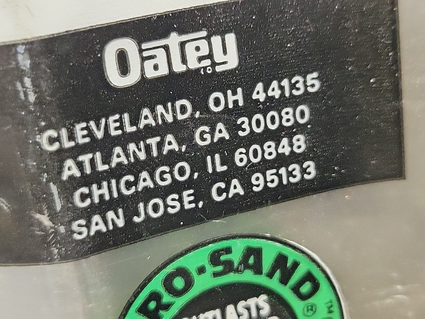 Oatey 10″ Carbide Abrasive Blade 80 Grit Fits Stanley 295 296 285 21-430 21-431