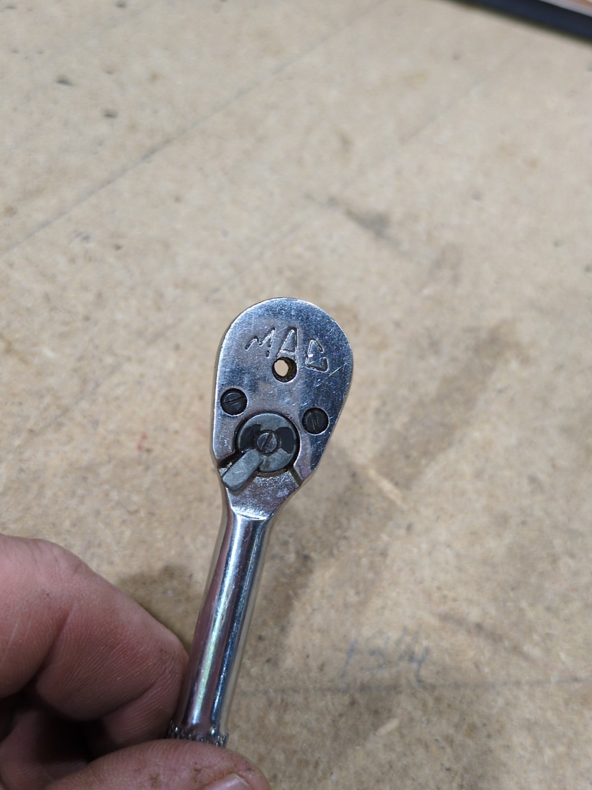 Mac Tools 1/4″ Drive Hi Lok Knurled Ratchet MR5HL USA
