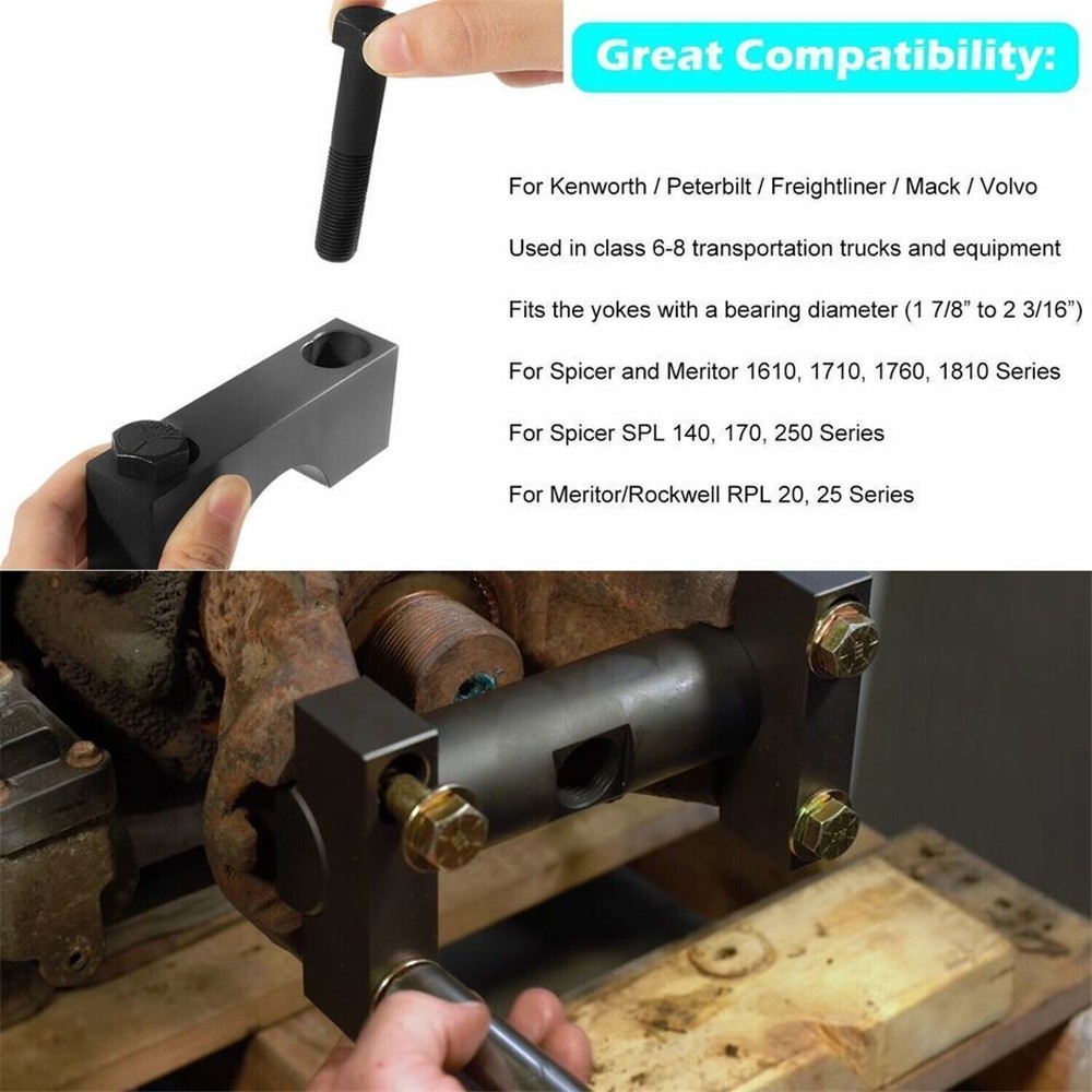 60050 Heavy Duty Yoke Puller Tool Kit with Case, Compatible with 10803