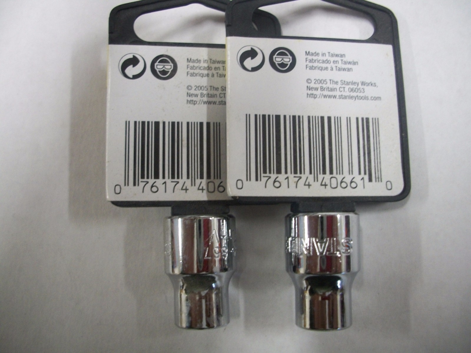 NEW STANLEY 3/8 in Drive 11/32 INCH MAX DRIVE 12 POINT SOCKETS TWO SOCKETS