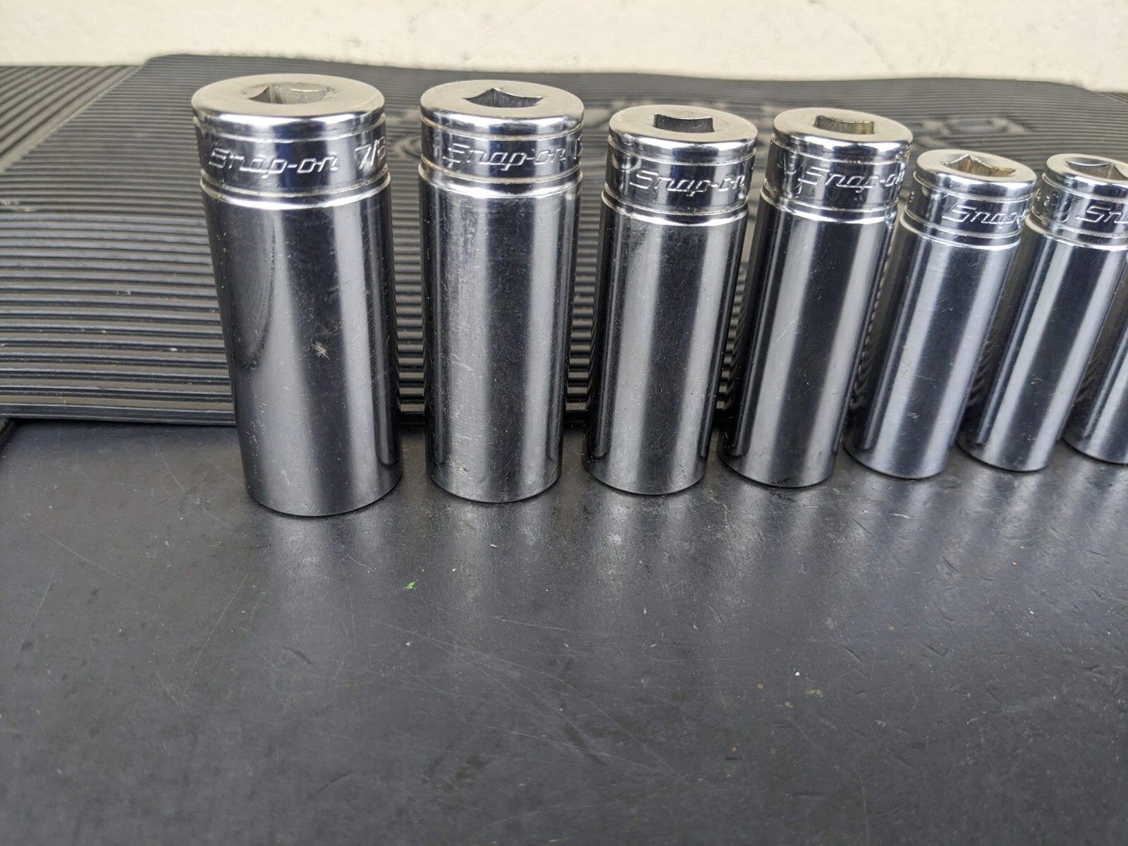 #bg228 Snap on Tools 211SFSY 3/8″ Drive Deep Chrome Socket Set Socket Set