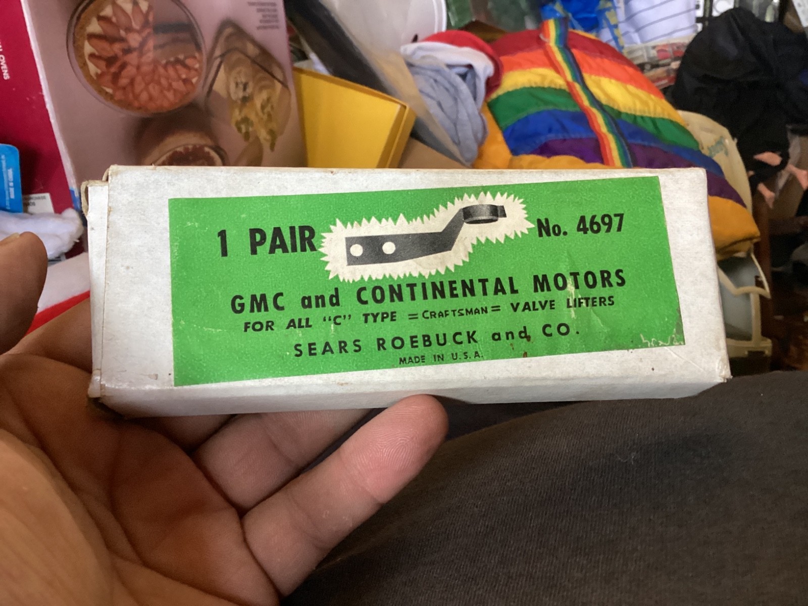 Craftsman Vintage Valve Lifters Pair 4697 GMC Continental Type C Sear Robuck NOS