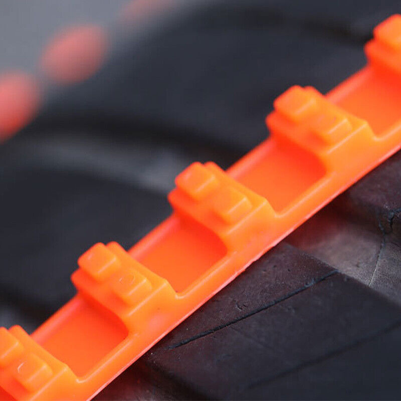 10Pcs Universal Winter Snow Mud Anti-skid Tire Chains Tendon for Car Sedan